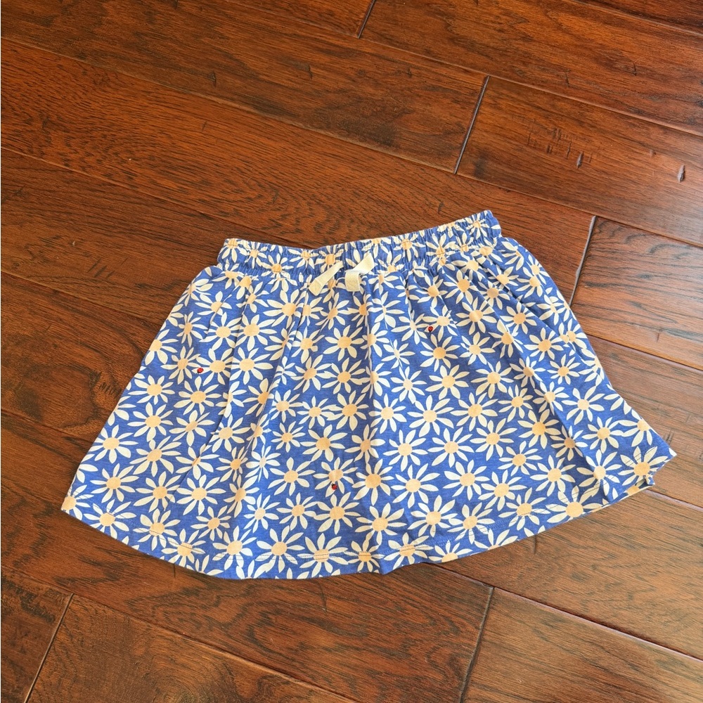 Hanna Andersson Blue Floral Skirt